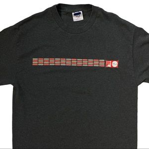 Vintage FILA Embroidered Logo Graphic T Shirt